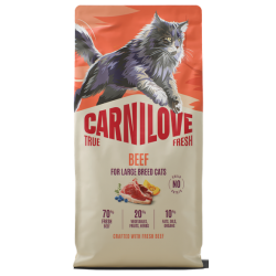CARNILOVE TRUE FRESH ΓΑΤΑΣ LARGE BREED ΜΟΣΧΑΡΙ 6kg
