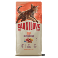 CARNILOVE TRUE FRESH ΓΑΤΑΣ STERILISED ΜΟΣΧΑΡΙ 400gr