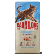 CARNILOVE TRUE FRESH ΓΑΤΑΣ STERILISED ΨΑΡΙ ΓΑΛΟΠΟΥΛΑ 2kg