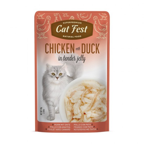 CAT FEST ΦΙΛΕΤΑΚΙΑ ΚΟΤΟΠΟΥΛΟ & ΠΑΠΙΑ σε ΖΕΛΕ 70gr
