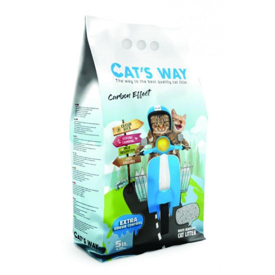 CAT'S WAY ΑΜΜΟΣ ΓΑΤΑΣ CARBON EFFECT 5lt