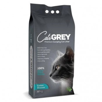 CATS GREY ΑΜΜΟΣ ΓΑΤΑΣ CLUMPING COTTON BLOSSOM 10kg CATS GREY ΑΜΜΟΣ ΓΑΤΑΣ CLUMPING COTTON BLOSSOM 10kg