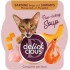 DELICKCIOUS ΣΟΥΠΑ ΓΑΤΑΣ με ΣΑΡΔΕΛΕΣ & ΓΑΡΙΔΕΣ 80gr