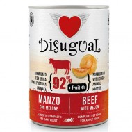 DISUGUAL FRUIT ΚΟΝΣΕΡΒΑ ΣΚΥΛΟΥ ΒΟΔΙΝΟ με ΠΕΠΟΝΙ 400gr