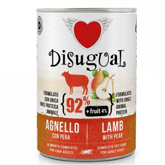 DISUGUAL FRUIT ΚΟΝΣΕΡΒΑ ΣΚΥΛΟΥ ΑΡΝΙ με ΑΧΛΑΔΙ 400gr