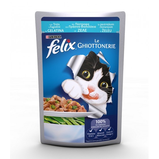 PURINA FELIX σε ζελέ ΠΕΣΤΡΟΦΑ 100gr