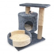 ΟΝΥΧΟΔΡΟΜΙΟ MADPET ΠΟΛΥΕΠΙΠΕΔΟ ΜΑΥΡΟ ΑΣΠΡΟ 50x33x53cm