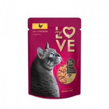 MY LOVE ΦΑΚΕΛΑΚΙ ΓΑΤΑΣ ADULT ΚΟΤΟΠΟΥΛΟ 85gr