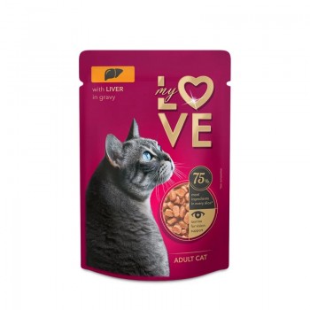 MY LOVE ΦΑΚΕΛΑΚΙ ΓΑΤΑΣ ADULT ΣΥΚΩΤΙ 85gr