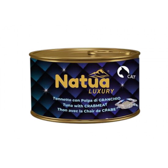 NATUA LUXURY ΚΟΝΣΕΡΒΑ ΓΑΤΑΣ ΤΟΝΟΣ & ΚΑΒΟΥΡΙ σε ΖΕΛΕ 85γρ