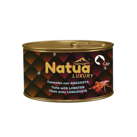 NATUA LUXURY ΚΟΝΣΕΡΒΑ ΓΑΤΑΣ ΤΟΝΟΣ & ΑΣΤΑΚΟΣ σε ΖΕΛΕ 85γρ