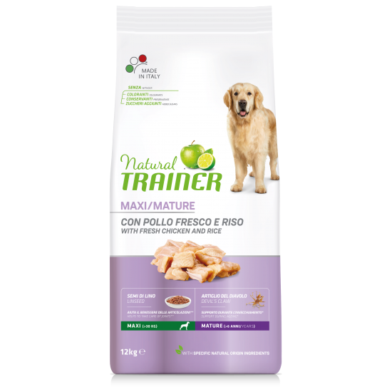 NATURAL TRAINER ΣΚΥΛΟΥ MATURITY MAXI ΚΟΤΟΠΟΥΛΟ 12kg