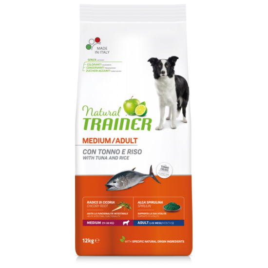 NATURAL TRAINER ΣΚΥΛΟΥ MEDIUM ΤΟΝΟΣ ΡΥΖΙ 3kg