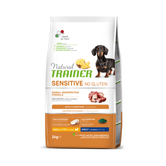 NATURAL TRAINER ΣΚΥΛΟΥ SENSITIVE MINI ADULT ΠΑΠΙΑ 2kg