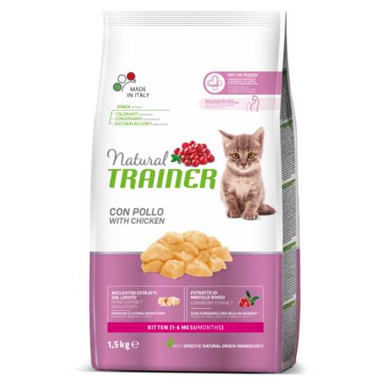 NATURAL TRAINER ΓΑΤΑΣ ΚΟΤΟΠΟΥΛΟ (Γατάκια) 1,5kg