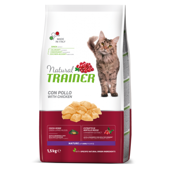 NATURAL TRAINER ΓΑΤΑΣ ΚΟΤΟΠΟΥΛΟ (Ηλικιωμένες γάτες) 1.5kg
