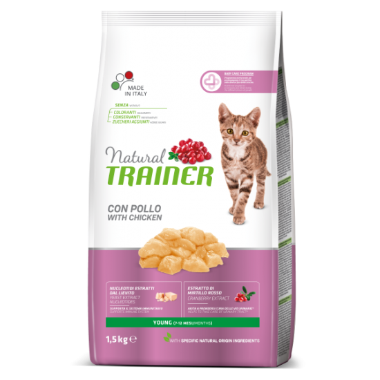 NATURAL TRAINER ΓΑΤΑΣ ΚΟΤΟΠΟΥΛΟ (Νεαρές γάτες) 1.5kg