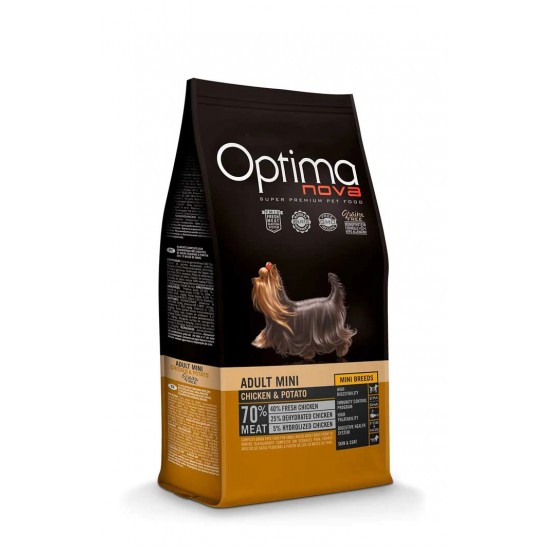 OPTIMANOVA ΣΚΥΛΟΥ ADULT MINI ΚΟΤΟΠΟΥΛΟ ΠΑΤΑΤΑ 2kg