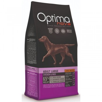 OPTIMANOVA ΣΚΥΛΟΥ ADULT LARGE ΚΟΤΟΠΟΥΛΟ & ΡΥΖΙ 12kg OPTIMANOVA ΣΚΥΛΟΥ ADULT LARGE ΚΟΤΟΠΟΥΛΟ & ΡΥΖΙ 12kg
