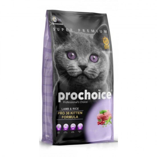 PROCHOICE KITTEN ΑΡΝΙ ΡΥΖΙ 2kg