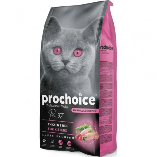 PROCHOICE KITTEN ΞΗΡΑ ΤΡΟΦΗ ΓΑΤΑΣ ΚΟΤΟΠΟΥΛΟ ΡΥΖΙ 15kg