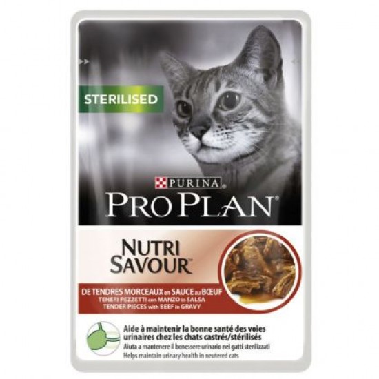 PRO PLAN Nutri Savour Sterilised 85gr 
