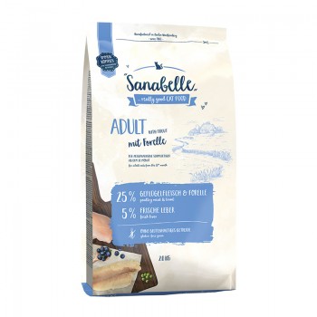 SANABELLE ADULT TROUT ΞΗΡΑ ΤΡΟΦΗ ΓΑΤΑΣ (ΠΕΣΤΡΟΦΑ) 2kg SANABELLE ADULT TROUT ΞΗΡΑ ΤΡΟΦΗ ΓΑΤΑΣ (ΠΕΣΤΡΟΦΑ) 2kg