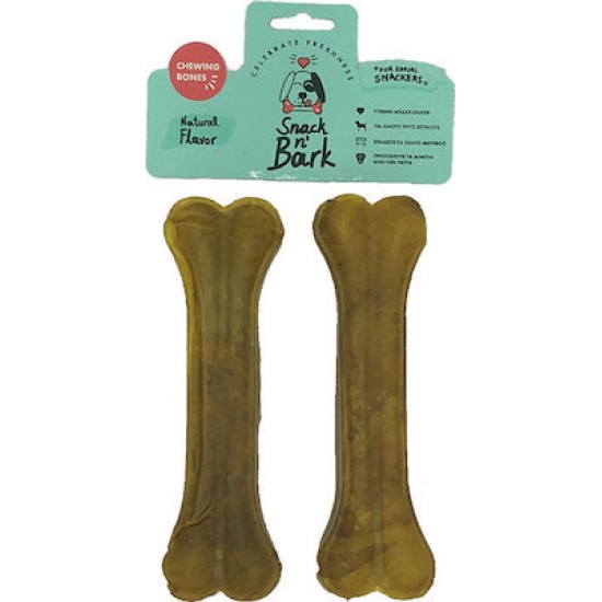 SNACK N' BARK ΚΟΚΑΛΟ ΦΥΣΙΚΟ 16cm 90γρ 2 τεμ.