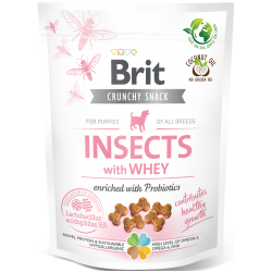 BRIT CRUNCHY INSECTS PUPPY με ΟΡΟ ΓΑΛΑΚΤΟΣ 200gr