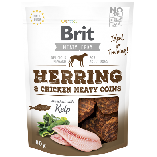 BRIT MEATY JERKY SNACK ΡΕΓΓΑ ΚΟΤΟΠΟΥΛΟ 80gr