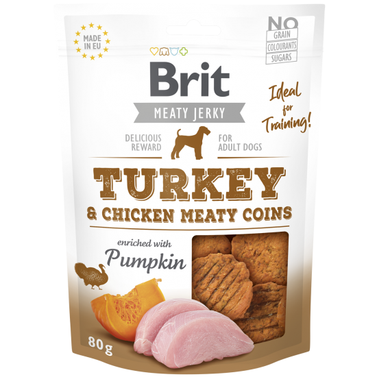BRIT MEATY JERKY SNACK ΓΑΛΟΠΟΥΛΑ ΚΟΤΟΠΟΥΛΟ 80gr