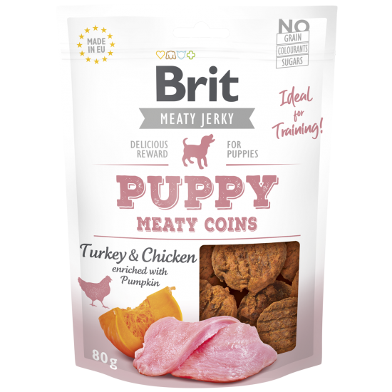 BRIT MEATY JERKY PUPPY ΓΑΛΟΠΟΥΛΑ ΚΟΤΟΠΟΥΛΟ 80gr