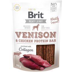 BRIT MEATY JERKY SNACK ΕΛΑΦΙ ΚΟΤΟΠΟΥΛΟ 80gr