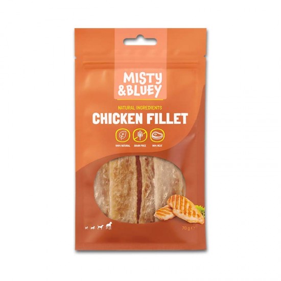 MISTY & BLUEY CHICKEN FILLET 70gr