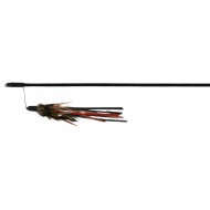 TRIXIE ΠΑΙΧΝΙΔΙ ΓΑΤΑΣ ΡΑΒΔΙ ΜΕ ΔΕΡΜΑ & ΦΤΕΡΑ 50cm