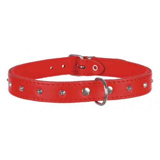 TRIXIE ΚΟΛΑΡΟ ΔΕΡΜΑΤΙΝΟ ΜΕ ΚΑΡΦΙΑ Small/Medium