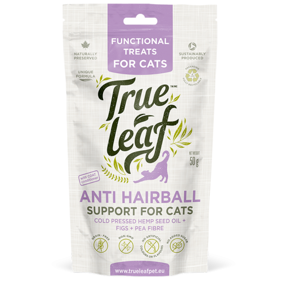 TRUE LEAF ΛΙΧΟΥΔΙΕΣ ΓΑΤΑΣ ANTI HAIRBALL 50gr