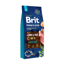 BRIT PREMIUM by nature ΣΚΥΛΟΥ SENSITIVE LAMB AND RICE 15kg