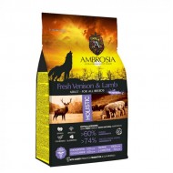 AMBROSIA DOG ΕΛΑΦΙ & ΑΡΝΙ (όλες οι φυλές) 2kg