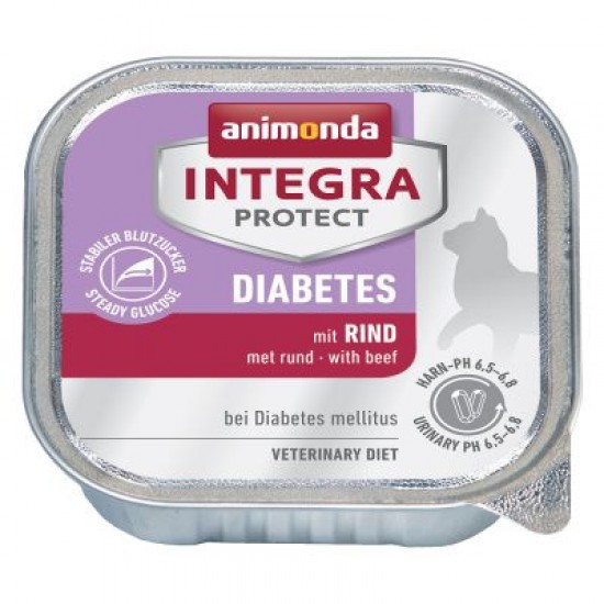 ANIMONDA INTEGRA DIABETES CAT ΒΟΔΙΝΟ 100gr