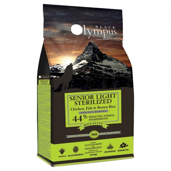 BLACK OLYMPUS SENIOR LIGHT STERILISED 12kg