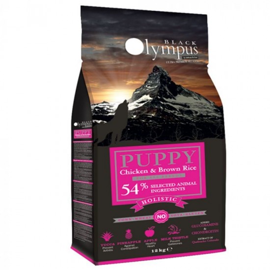 BLACK OLYMPUS PUPPY ΚΟΤΟΠΟΥΛΟ & ΚΑΣΤΑΝΟ ΡΥΖΙ 2kg