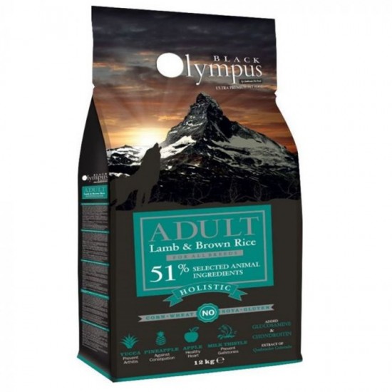 BLACK OLYMPUS ADULT ΑΡΝΙ & ΚΑΣΤΑΝΟ ΡΥΖΙ 12kg