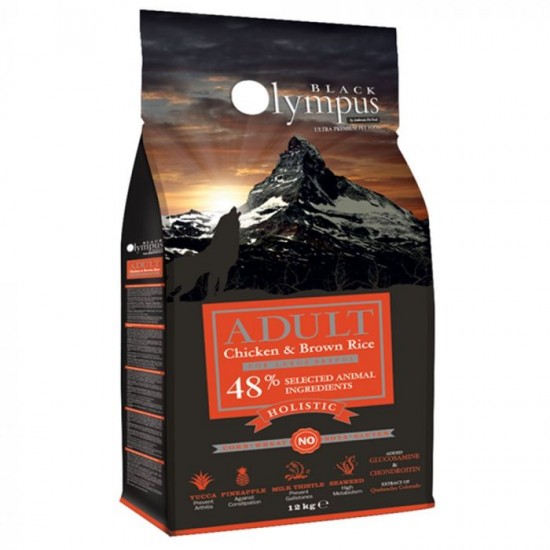 BLACK OLYMPUS ADULT MAXI ΚΟΤΟΠΟΥΛΟ & ΚΑΣΤΑΝΟ ΡΥΖΙ 12kg