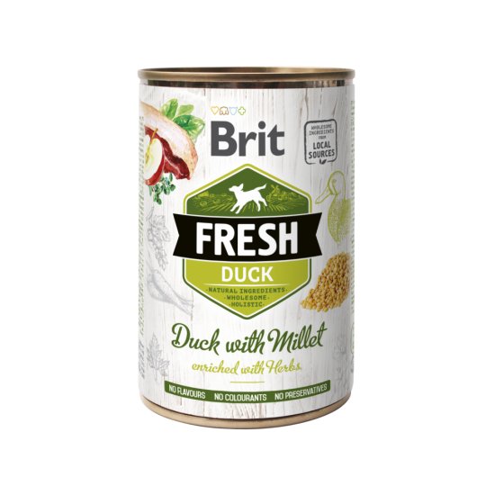 BRIT FRESH ΚΟΝΣΕΡΒΑ ΣΚΥΛΟΥ ΠΑΠΙΑ ΚΕΧΡΙ 400gr