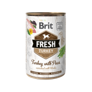 BRIT FRESH ΚΟΝΣΕΡΒΑ ΣΚΥΛΟΥ ΓΑΛΟΠΟΥΛΑ ΜΠΙΖΕΛΙΑ 400gr