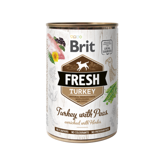 BRIT FRESH ΚΟΝΣΕΡΒΑ ΣΚΥΛΟΥ ΓΑΛΟΠΟΥΛΑ ΜΠΙΖΕΛΙΑ 400gr