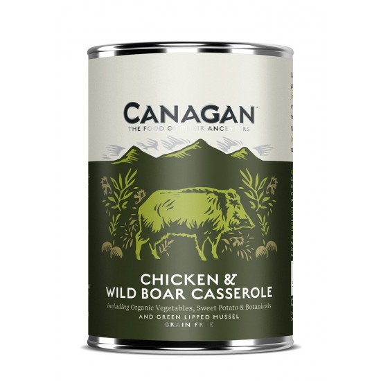 CANAGAN ΚΟΝΣΕΡΒΑ ΣΚΥΛΟΥ ΚΟΤΟΠΟΥΛΟ ΑΓΡΙΟΓΟΥΡΟΥΝΟ 400gr