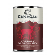 CANAGAN ΚΟΝΣΕΡΒΑ ΣΚΥΛΟΥ ΕΛΑΦΙ ΑΓΡΙΟΓΟΥΡΟΥΝΟ 400gr