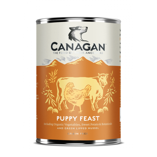 CANAGAN ΚΟΝΣΕΡΒΑ ΣΚΥΛΟΥ PUPPY FEAST 400gr